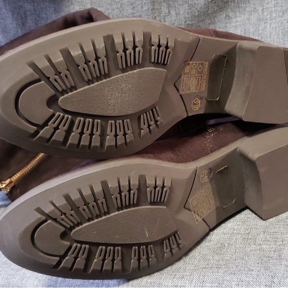 Womens GC Boots Brown Faux Suede
Full Zip With Tassel - Picture 9 of 10